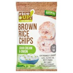 60g Rice Up! Rizs Chips Hagymás-Tejfölös