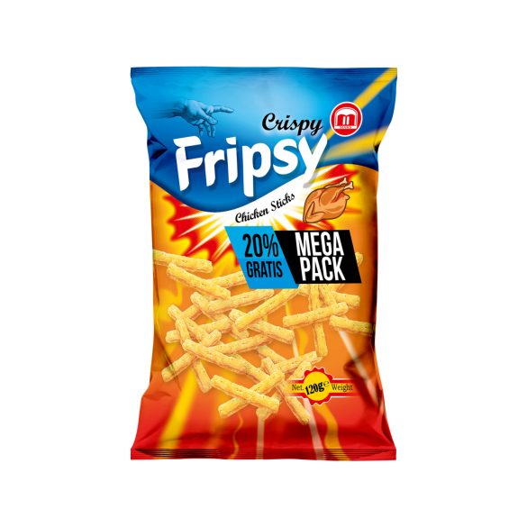 120g Fripsy Mega Pack Grillcsirke Ízű