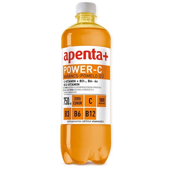 0,75L Apenta Power C Narancs-Pomelo - DRS