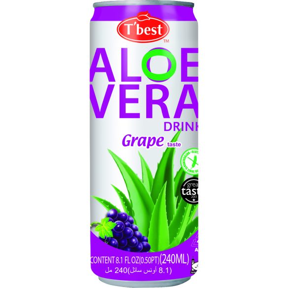 0,24L Tbest Aloe Vera Szőlő DRS